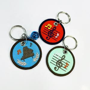 พวงกุญแจสแตนเลสสตีลปักโลโก้ส่วนตัวแบบกำหนดเอง ของขวัญส่งเสริมการขาย - Product Image 5