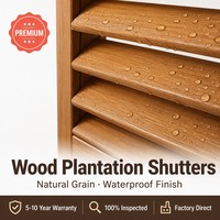 Fabricant OEM de volets de plantation, stores en bois sur mesure, volets à persiennes, vente en gros, fournisseur depuis 18 ans, dimensions personnalisées