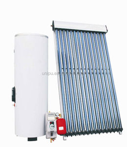 Chauffe-<span class=keywords><strong>eau</strong></span> <span class=keywords><strong>solaire</strong></span> portable à tubes sous vide pressurisés, à circulation indirecte/en boucle fermée, pour usage extérieur, plat/incliné - Product Image 1