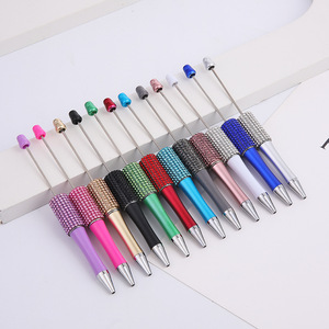 قلم مطرز كريستال سهل الاستخدام جمالي لون موراندي قرطاسية يدوية الصنع بالجملة - Product Image 1