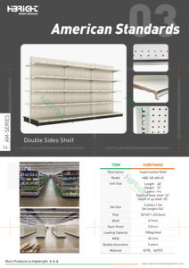 Negozio al dettaglio/supermercato in legno con quattro livelli di scaffalature - Product Image 3