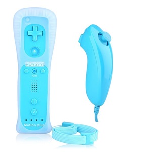 Telecomando Wireless 2 <span class=keywords><strong>in</strong></span> 1 con Nunchuck per <span class=keywords><strong>Wii</strong></span> <span class=keywords><strong>U</strong></span>, Gamepad di Alta Qualità con Motion Plus Integrato per Accessori Giochi <span class=keywords><strong>Wii</strong></span> - Product Image 4