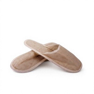 Cheap Rate Canvas Open Toe Solid Slip on for EVA Sole <b>Soft</b> Lightweight Indoor House <b>Shoes</b> All Season Comfort - Product Image 1