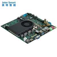 QM9850 Modelo Liquidación Venta Mini-itx Placa base Soporte Intel Kaby Lake R 8th Celeron 3867U Procesador para SMART Digital Signage