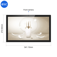 Prix d'usine 27 \ "LCD écran tactile tablette murale POE RK3288 pour affichage publicitaire magasins de détail centres commerciaux aéroports