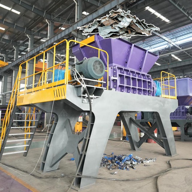 Industrial Car Shell Scrap Drum Steel Barrel Metal Steel Shredder Machine for Metal Recycling