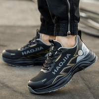 Zapatos de seguridad ligeros para hombre, zapatillas de trabajo antipinchazos, botas de seguridad protectoras, zapatos de trabajo con punta de acero