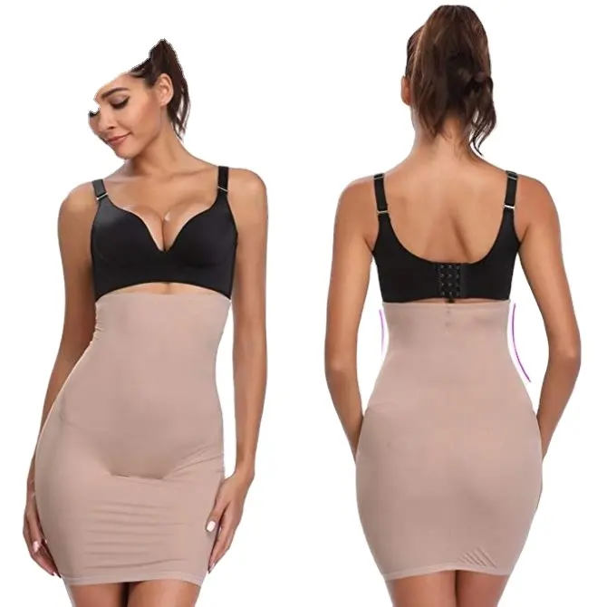 Kairun Vrouwen Shapers Afslanken Onder Jurk Body Shaper Half Slip Mode Dames Hoge Taille Beste Controle Slim