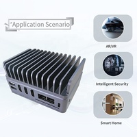 Ordinateur de bord AI sans ventilateur Rockchip Micro RK3588 8nm LP Process RTSS-Z801 avec 4 Go de mémoire, processeur ARM 8 cœurs 64 bits