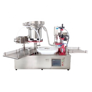 Machine de remplissage automatique de flacons de diluant biologique de bureau pour crème liquide cosmétique électrique avec pompe en céramique et composants principaux PLC - Product Image 1