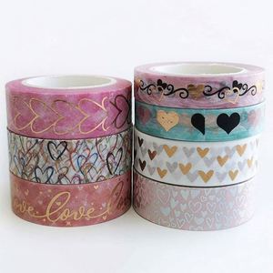 Cinta Adhesiva Decorativa de Papel Washi con Diseño Personalizado para Manualidades - Product Image 1