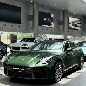 WRAPMASTER 1.52*17m brillant PET chêne vert Wrap vinyle métallique vert autocollant de carrosserie Films d'emballage de voiture - Product Image 3