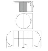 Meilleures ventes - Table à manger ronde rétractable en bois massif
