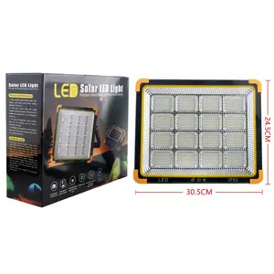 XJ-K6 LED Solar Work Light Battery Rechargeable IP66 Waterproof Portable Solar Outdoor Working Lamp For Emergency Repair Camping