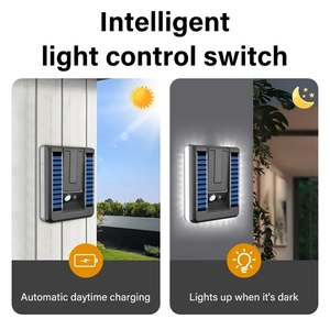 Luces Solares de Pared para Exteriores de 32 LED, Luces de Calle Plegables con Sensor de Movimiento PIR, 300 lm, Alimentadas por Energía Solar, Impermeables IP65, para Jardín - Product Image 5