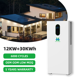 Système solaire domestique tout-en-un mobile de 30 kWh avec batterie au lithium de stockage d'énergie, onde sinusoïdale pure de 12 kW et BMS - Product Image 2