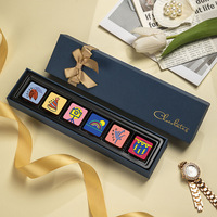 Barra de Chocolate vacía personalizada de lujo, caja de bombones, laminación mate en relieve para San Valentín, dulces, fechas, regalo, papel, Chocolate