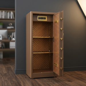 Electronic Fingerprint All-steel <b>Safe</b> Digital <b>Box</b> with Password <b>Lock</b> and Key Backup Heavy Duty Steel Cabinet for Home Office Use - Product Image 4