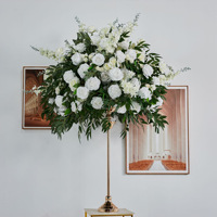 NINI Kunstmatige Rozen Groenblijvende Bloemenbal Bruiloft Boogwagen Winkelopening Hangende Decoratie Ornament Bloemdecoratie