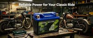 Batería de Motocicleta LiFePO4 de 12V 2.5Ah, 12.8V con BMS Integrado, Batería de Fosfato de Hierro y Litio de Alto CCA para Motocicleta y ATV - Product Image 2