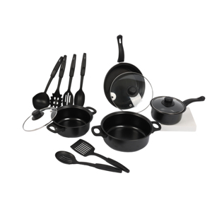 Juegos de utensilios de cocina al por mayor 13 piezas <span class=keywords><strong>ollas</strong></span> y sartenes de cocina de hierro antiadherente artículos de aluminio de hierro fundido accesorios de cocina utensilios <span class=keywords><strong>Tefal</strong></span> - Product Image 5