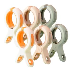 Pinces à serviettes <span class=keywords><strong>de</strong></span> <span class=keywords><strong>plage</strong></span> réutilisables, grandes pinces à linge coupe-vent en plastique, pinces à linge robustes pour couvertures, manteaux, serviettes - Product Image 2