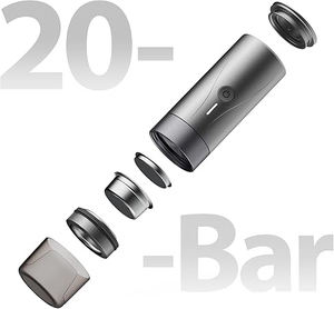 Nueva actualización, <span class=keywords><strong>cafetera</strong></span> eléctrica portátil de extracción para acampar, <span class=keywords><strong>cafetera</strong></span> de cápsula de Espresso con logotipo personalizado adecuado para negocios - Product Image 4