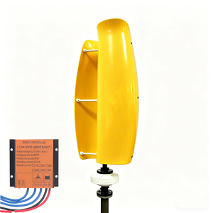 Générateur éolien vertical 800W avec contrôleur de charge MPPT, petit système d'énergie éolienne pour maison, hors réseau, marine, camping-car - Product Image 2