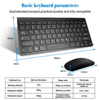 K908 taşınabilir 2.4g kablosuz klavye ve fare Combo Apple Ipad Android Tablet için