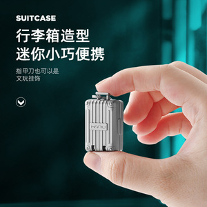 Mini coupe-ongles portables, outil de coupe-ongles pliable extra petit, paquet individuel, coupe-ongles porte-clés - Product Image 1