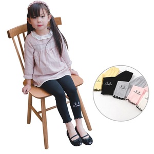 Leggings Estampados de Algodón Orgánico de la Mejor Calidad para Niñas, de un Fabricante de Ropa Infantil en China - Product Image 1