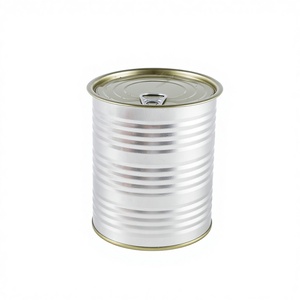 Plain Golden Lacquer Empty 400g 425g Tin Cans Metal <strong>Container</strong> with EOE for Fish Meat Sauce Food Packaging - Product Image 5