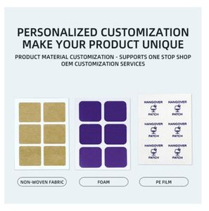 Logo personnalisé plâtre d'oignon Hang-over fête patch vitamine c b12 <span class=keywords><strong>cure</strong></span> relax soin pad anti-sommeil aide thérapie traitement marque privée - Product Image 4