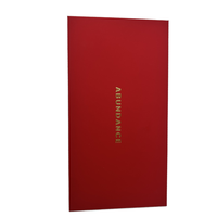 Luxe 2026 HongBao personnalisé classique enveloppes en papier rouge pour les mariages cartes de voeux Graduations avec gaufrage impression manipulation