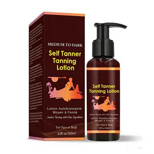 Autobronceador Gradual, Crema Bronceadora Orgánica para Rostro y Cuerpo, Bronceado Natural sin Sol e Hidratante, Bronceado Artificial - Product Image 1