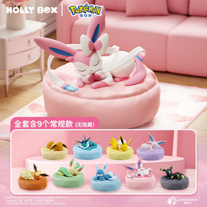Vente en gros de figurines miniatures Pokémon Eevee Family Sleeping Pose Blind Box, collection de jouets d'anime et de dessins animés pour les distributeurs et les acheteurs en gros - Product Image 3