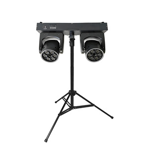 STSLITE - Juego de 6 Focos LED Gobo de 60 W con Anillo RGBW de 10 W, Lente Giratoria LED, Luz de Escenario para Discotecas, Clubes, Fiestas, DMX512 - Product Image 6
