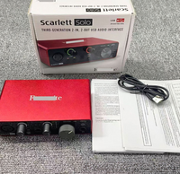 Interface audio Focusrite Scarlett SOLO3 (3e génération) - Enregistrement USB - Amplificateur externe pour guitare - Prérécepteur micro - Carte son