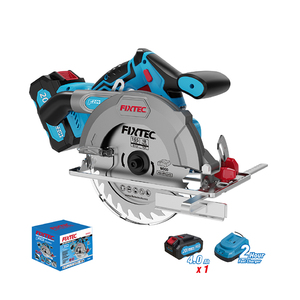 เครื่องมือไฟฟ้าคุณภาพสูง FIXTEC เครื่องตัดไร้สาย 20V แบตเตอรี่ลิเธียม ใบเลื่อยวงเดือน 165 มม. สำหรับงานไม้ รุ่น FCCS16501-14 - Product Image 2