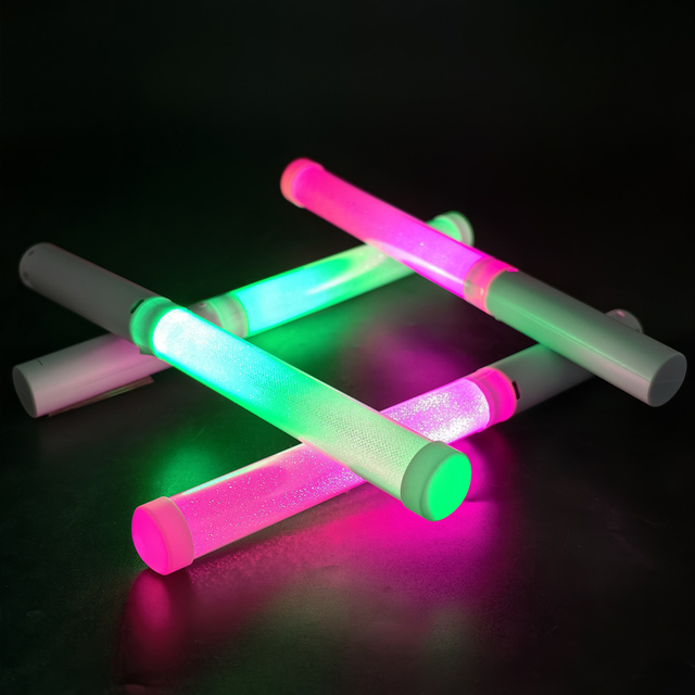 Lite Bright Rechargeable Glow Sticks Glowsticks Bulk Pack Light up for Party in the Dark Stick Led Lights Enhypen Lightstick