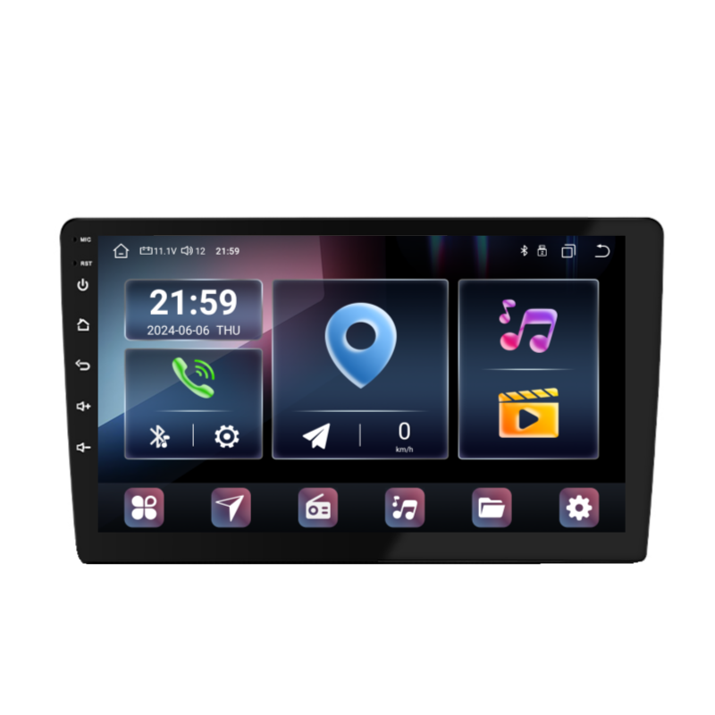 Универсальный 2 Din окта-ядерный сенсорный экран android 13 Автомагнитола 10 дюймов