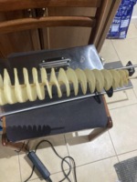 Machine électrique automatique à faire des chips en spirale, des frites torsadées et des tours de pommes de terre