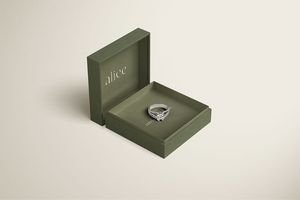 Caja de embalaje plegable magnética rígida impresa en offset de tamaño personalizado de lujo con materiales reciclados para uso en billetera y regalos - Product Image 2