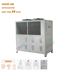 Unidad de condensación de refrigeración por aire 3 5 6 12 20HP Walk in Cooler Freezer Unidad Condensadora Compresor de refrigeración Tipo V personalizado