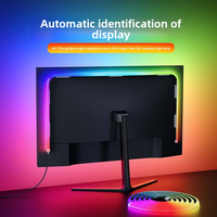 Monitor de PC para Deportes Electrónicos Lanxinda Nuevo con Pantalla LED, Frecuencia de Actualización de 60 Hz, Iluminación Ambiental RGB y Cambio de Color de Pantalla