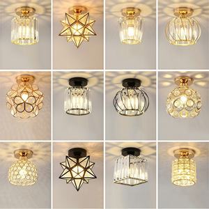 Luminaire LED Dimmable E27 Rétro Nordique en Aluminium pour Couloir, Entrée, Chambre, Porche, Décoration Intérieure, CRI 90, Éclairage à 360° - Product Image 3