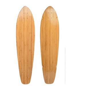 Nouveauté : Planche à roulettes en bambou personnalisée, planche longue sur mesure - Product Image 1