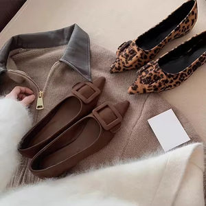 Nouvelles sandales à talons aiguilles en cuir de vachette noir à bout pointu et résistantes à l'eau pour femmes, style 2026 - Product Image 4