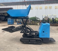 Mini-chargeuse sur chenilles personnalisée en gros, 500, 800, 1000 kg, hydraulique, pour travaux de jardinage et de construction