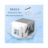 Meilleure machine de microdermabrasion à jet d'oxygène pour le nettoyage en profondeur du visage, 2 en 1, machine de beauté Aqua Peel Hydro Facial